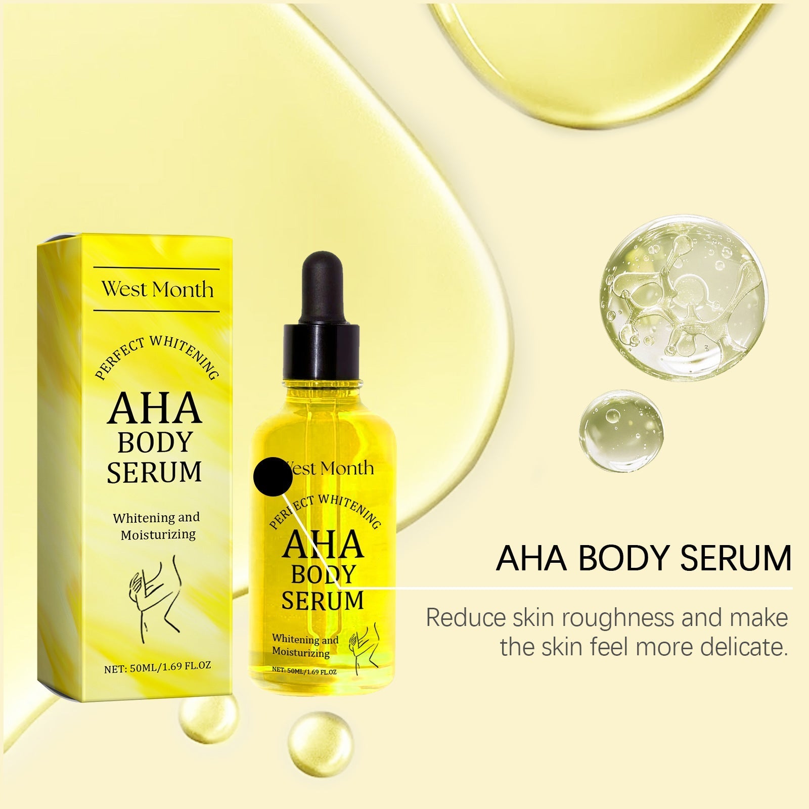 Hydrating Body Serum — Brightening Hydrating Moisturizing Skin Care Body Care Serum