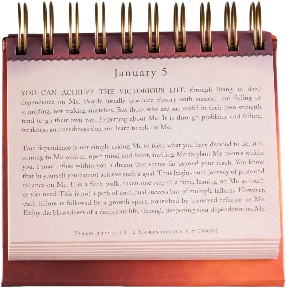 2025 Daily Bible Verse Calendar--Jesus Calling: Enjoying Peace in His Presence