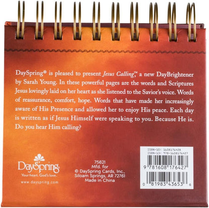 2025 Daily Bible Verse Calendar--Jesus Calling: Enjoying Peace in His Presence