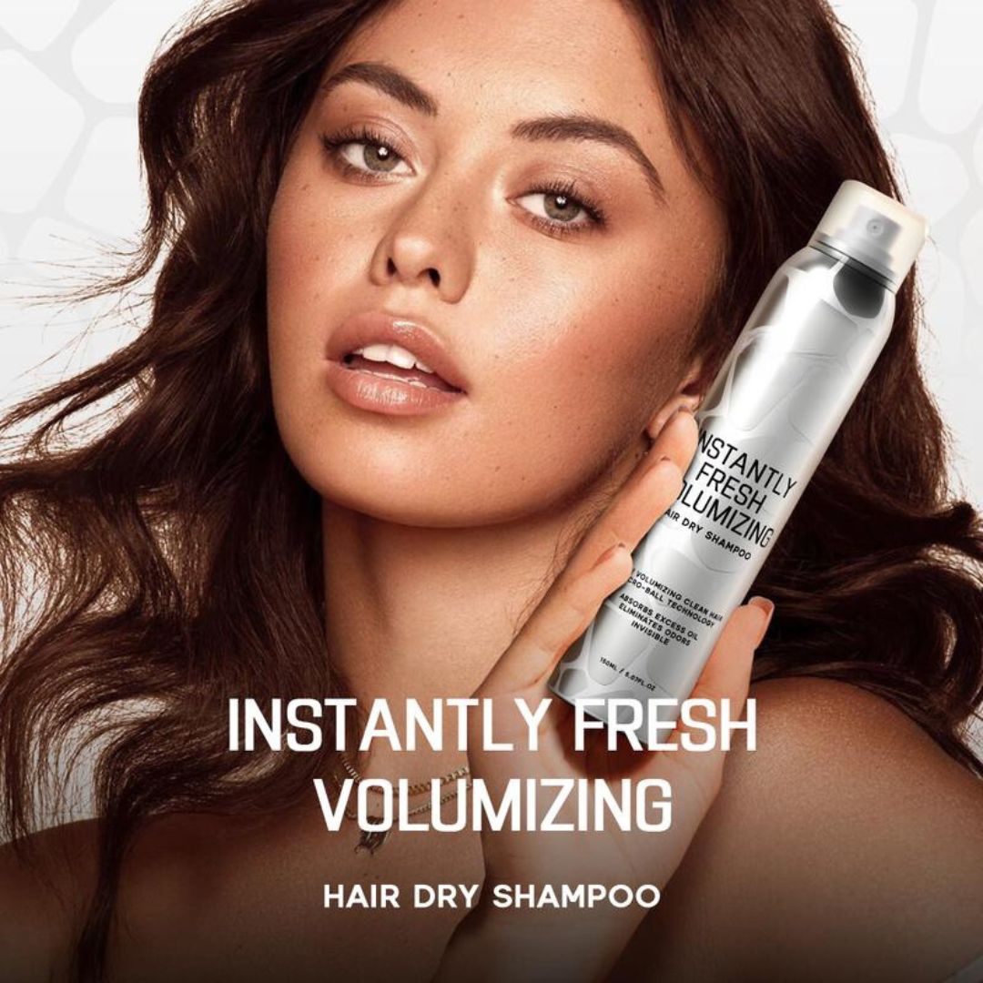 Dry shampoo spray—Shampooing Degreasing hair Leave-in gently cleanses hair and scalp to keep fresh