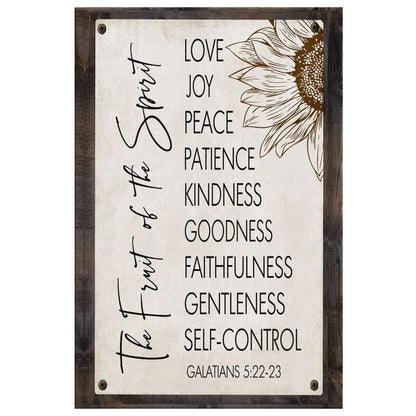 Fruit Of The Spirit Galatians 5:22-23 Canvas Wall Art